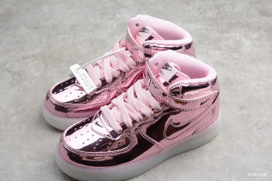 Air Rose Kids Pink Mid 1 Nike WB Force 314197-8300 1219